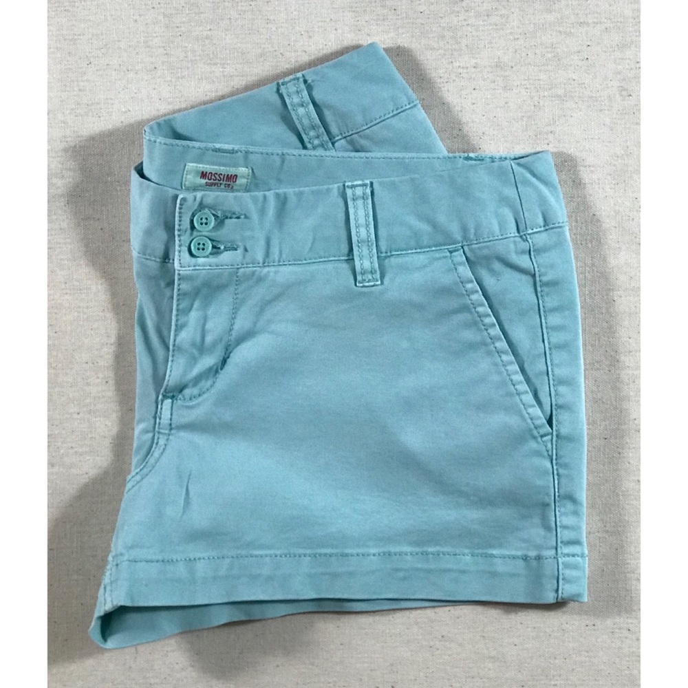 NWOT Mossimo Supply Turquoise Blue Shorts Sz 7